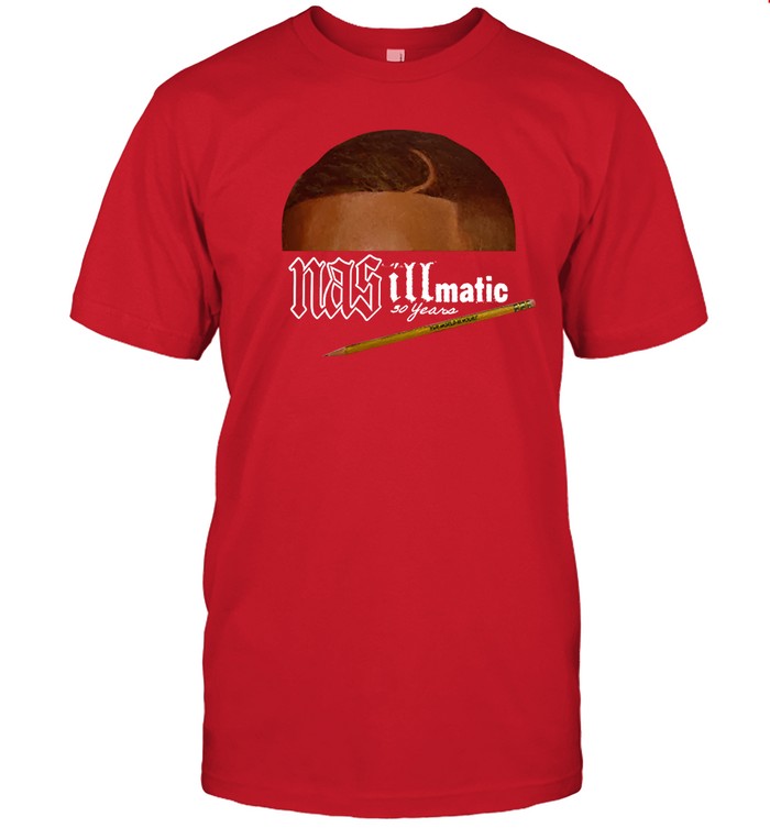 Nasirjones 30 Years Of Illmatic Red T Shirt
