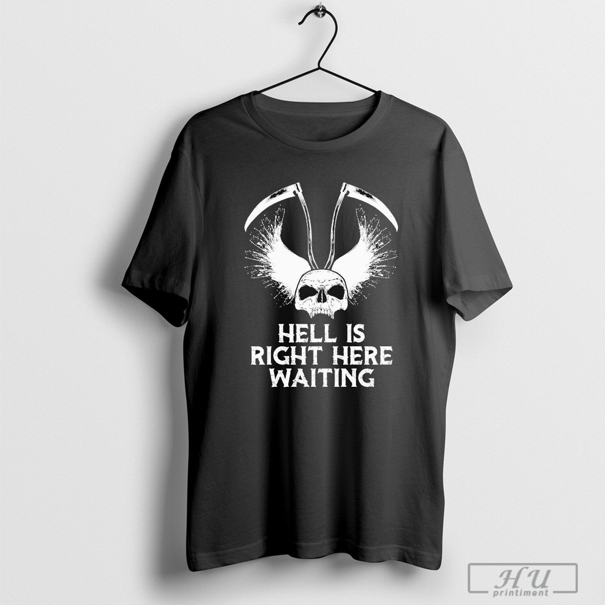 Shadows Fall Hell Is Right Here Waiting T-shirts