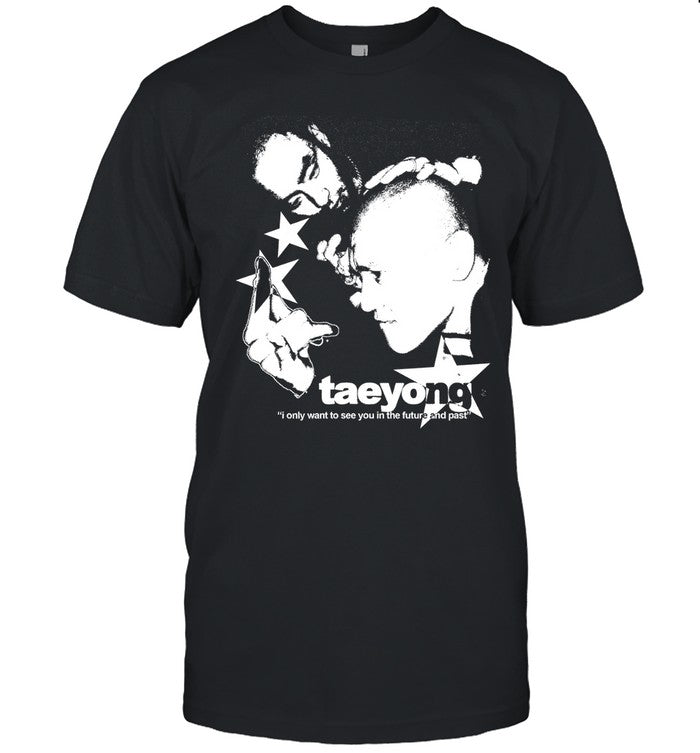 shaved head t-shirt taeyong