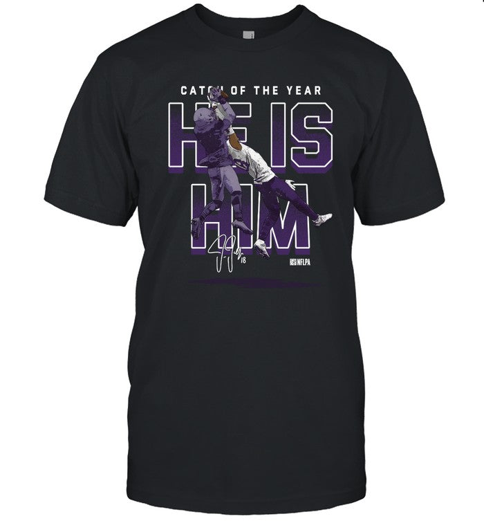 Justin Jefferson Minnesota One-Handed Catch T-Shirts