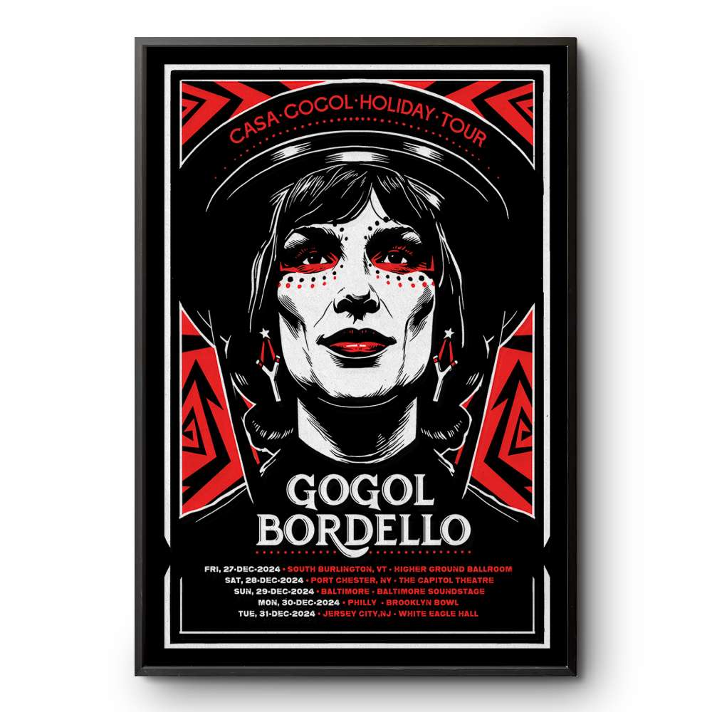 Poster Gogol Bordello New Year's Dec 27-31 2024