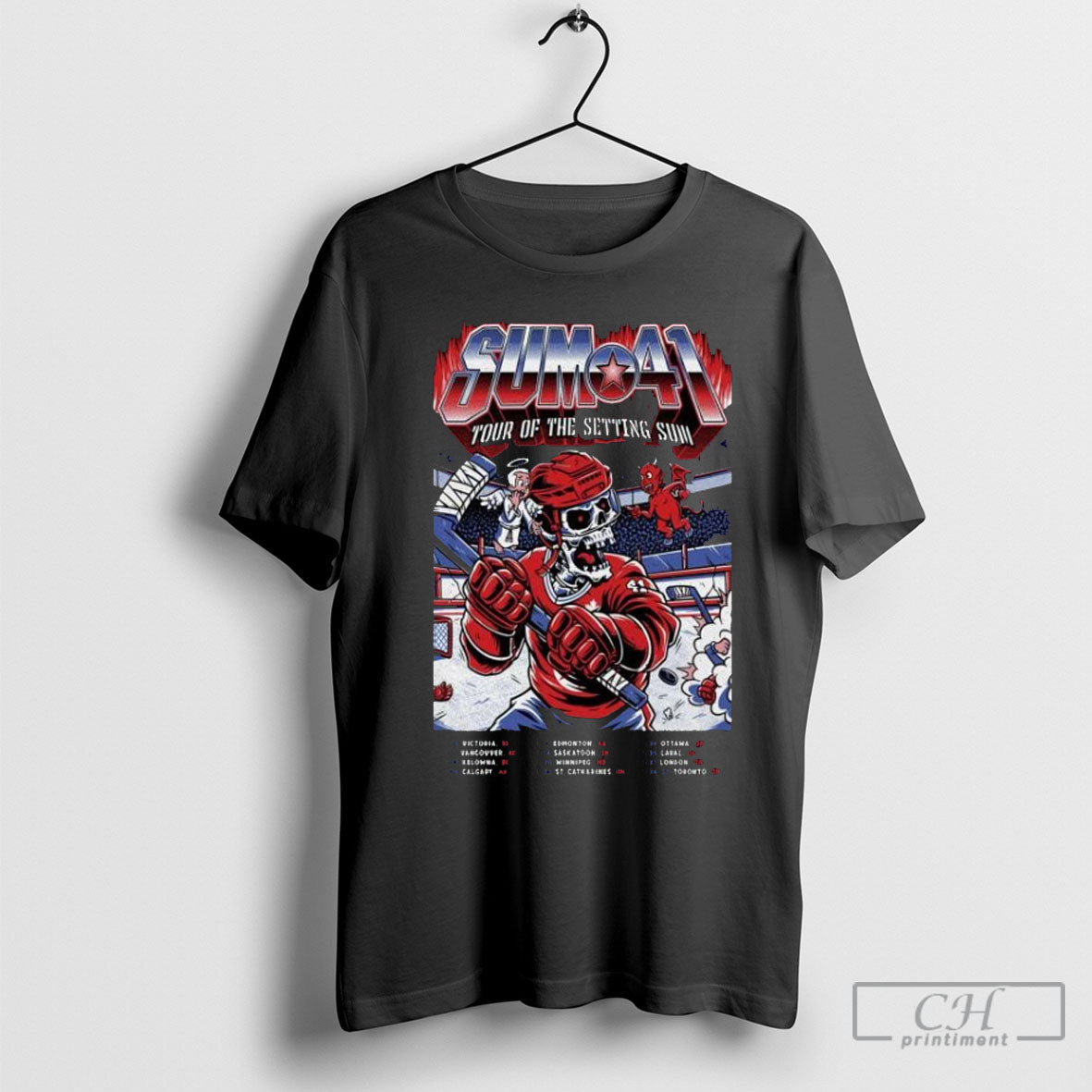 Sum 41 Tour Of The Setting Sum 2025 T Shirts