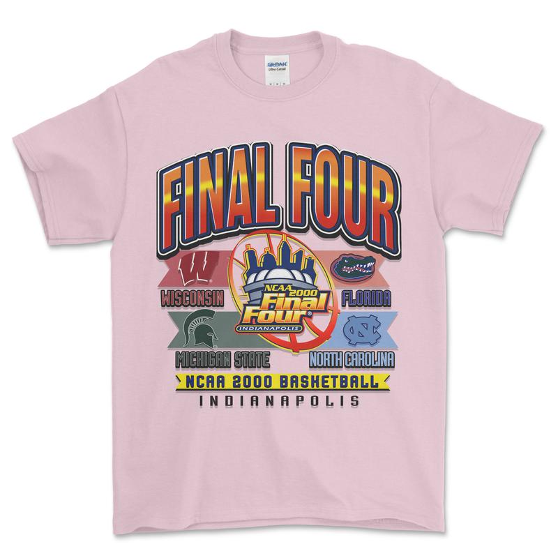 2000 NCAA Final Four Indianapolis T-Shirt, graphic vintage sports tees for men