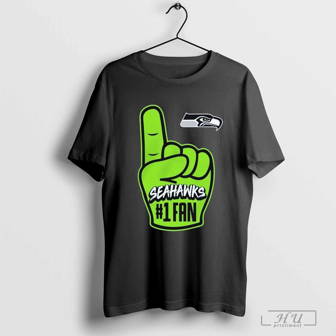 Seattle Seahawks Hand-Off #1 Fan T-shirt