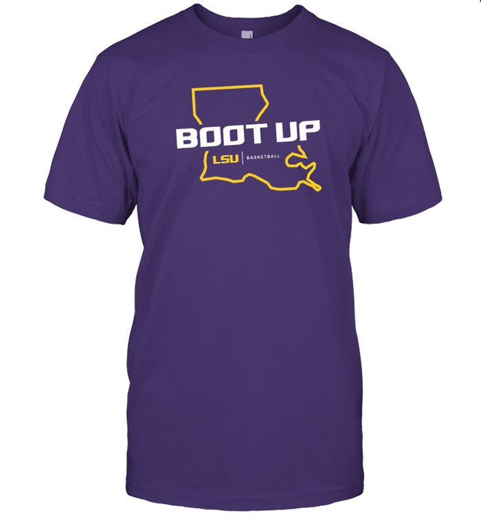 T-Shirts Boot Up LSU Basketball Limited_1