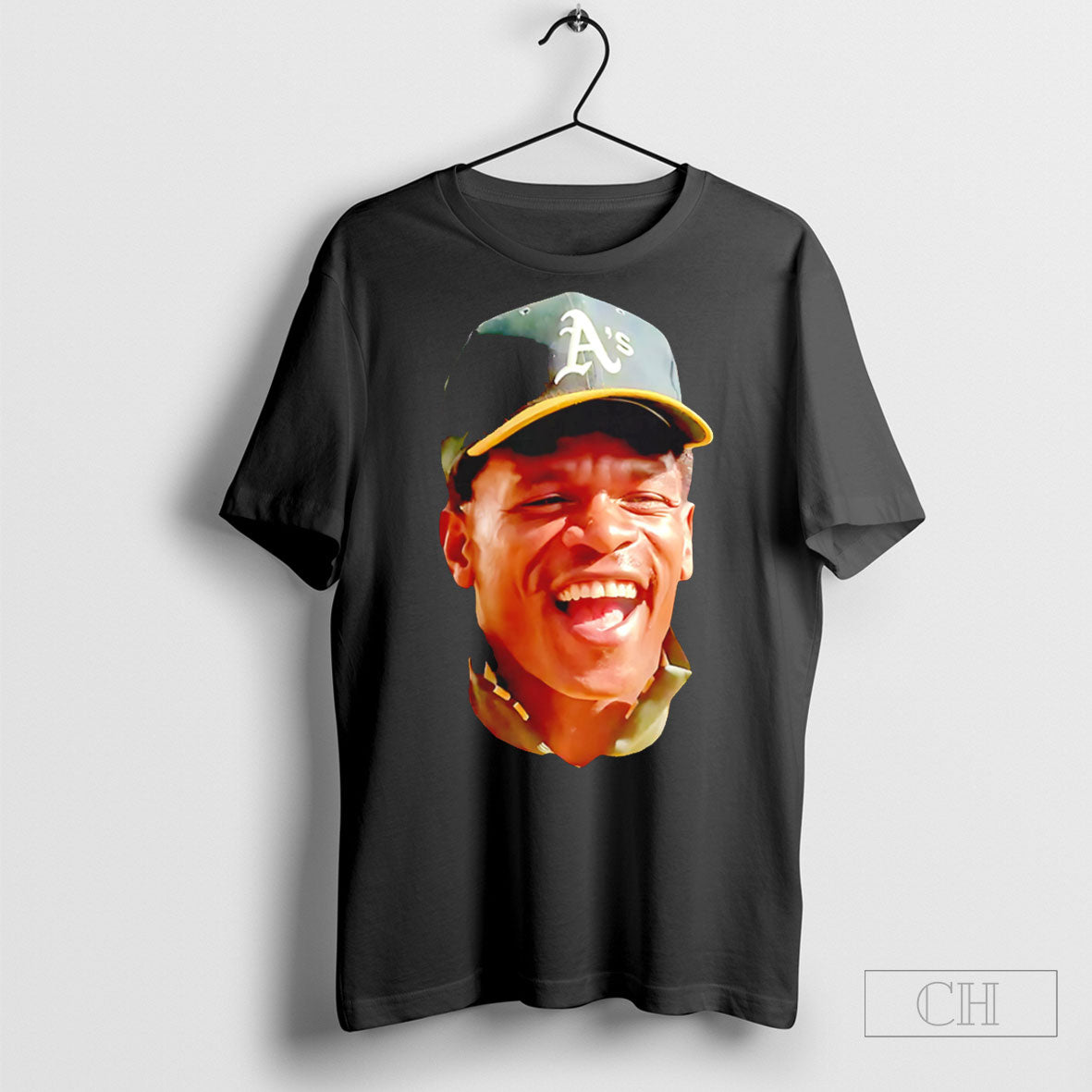 Rickey Henderson Oakland Athletics Bigface Retro Shirt