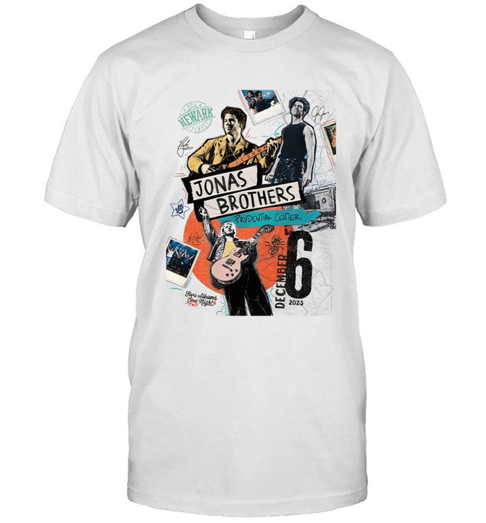Jonas Brothers Prudential Center Newark, NJ December 6, 2023 Event Tee_1