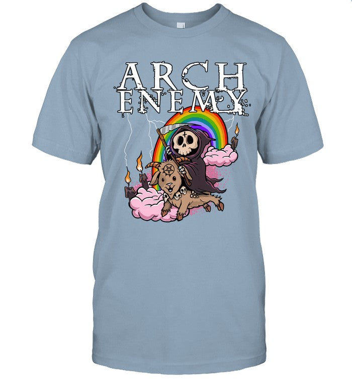limited Arch Enemy Rainbow reaper shirt