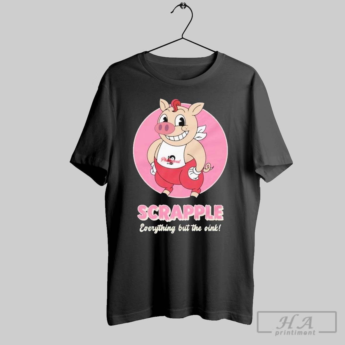 Scrapple Everything But The Oink Pig T Shirts
