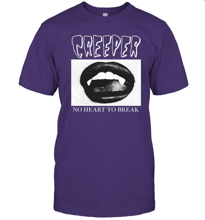 Limited Creeper Fangs No Heart To Break Funny Shirt