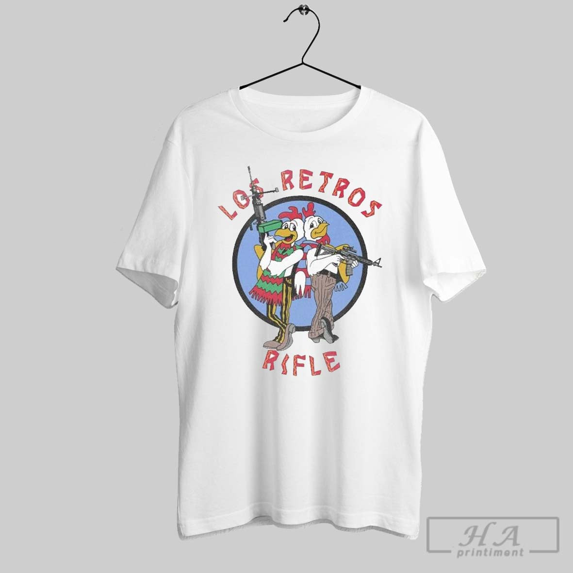 Retro Rifle Los Retros Rifle T Shirts