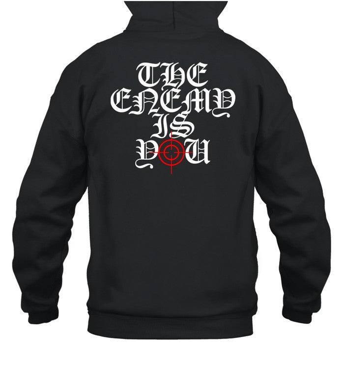 Harmsway13 The Enemy Is You Hoodie