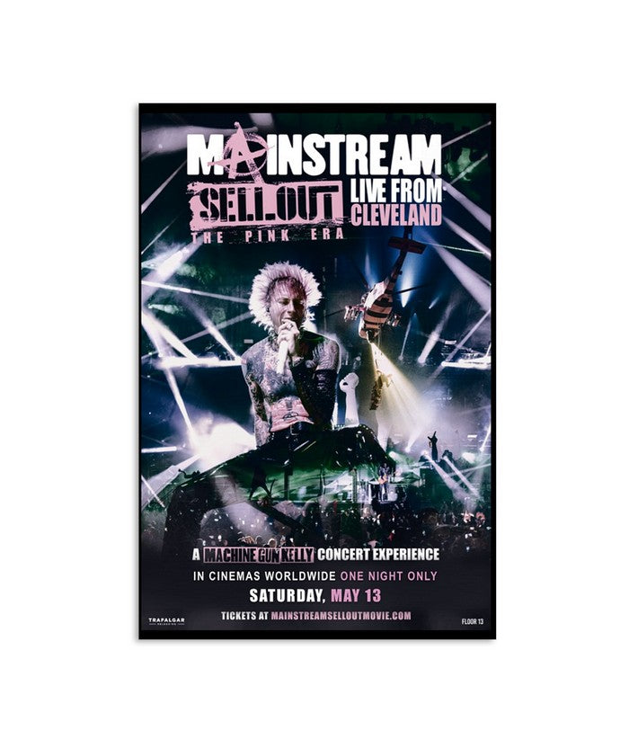machine gun kelly MAINSTREAM SELLOUT FILM LENTICULAR POSTER