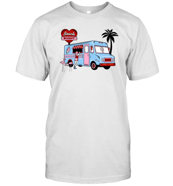 Mikaeladraws Beach Bunny Ice Cream Shirt