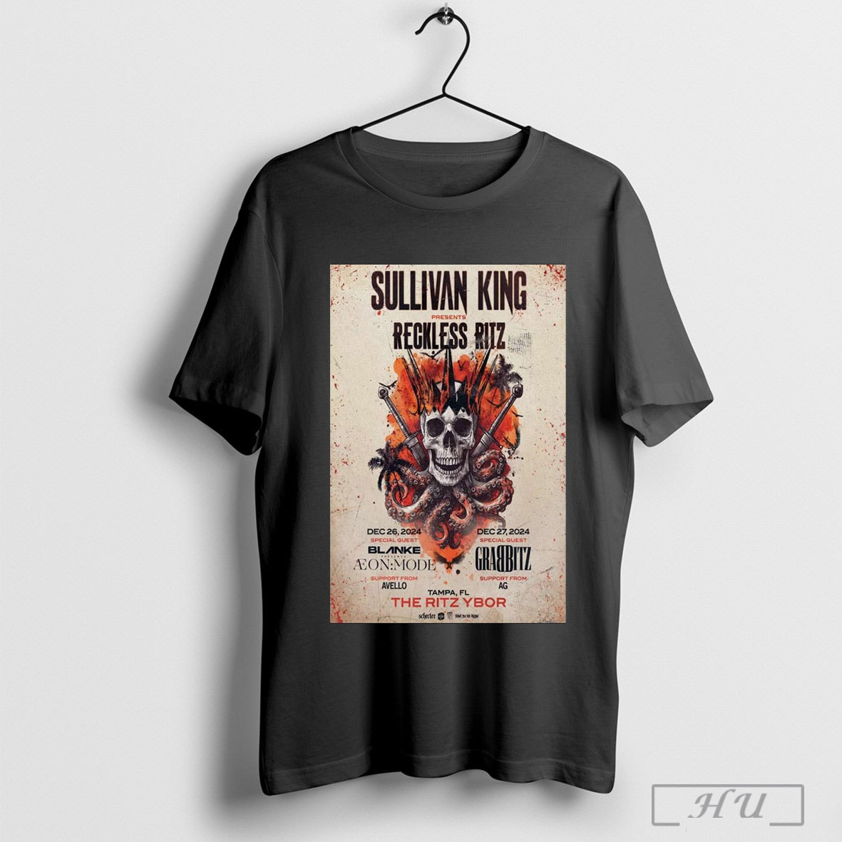 Poster Sullivan King December 26 27 2024 Tampa Fl