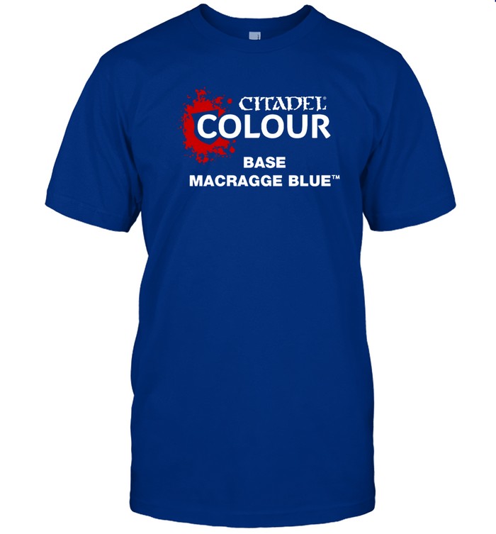 Rahul Kohli Citadel Colour Base Macragge Blue Tee