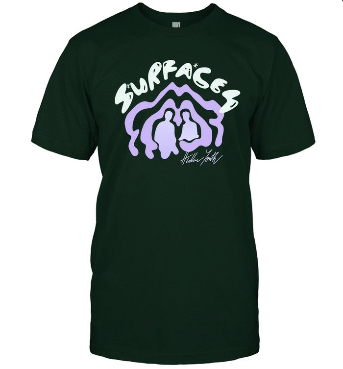 Surfaces Hidden Youth Waves Sage T-Shirt