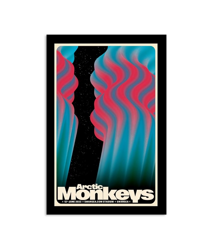 Arctic Monkeys 12 June 2023 Swansea.com Stadium Wales Poster
