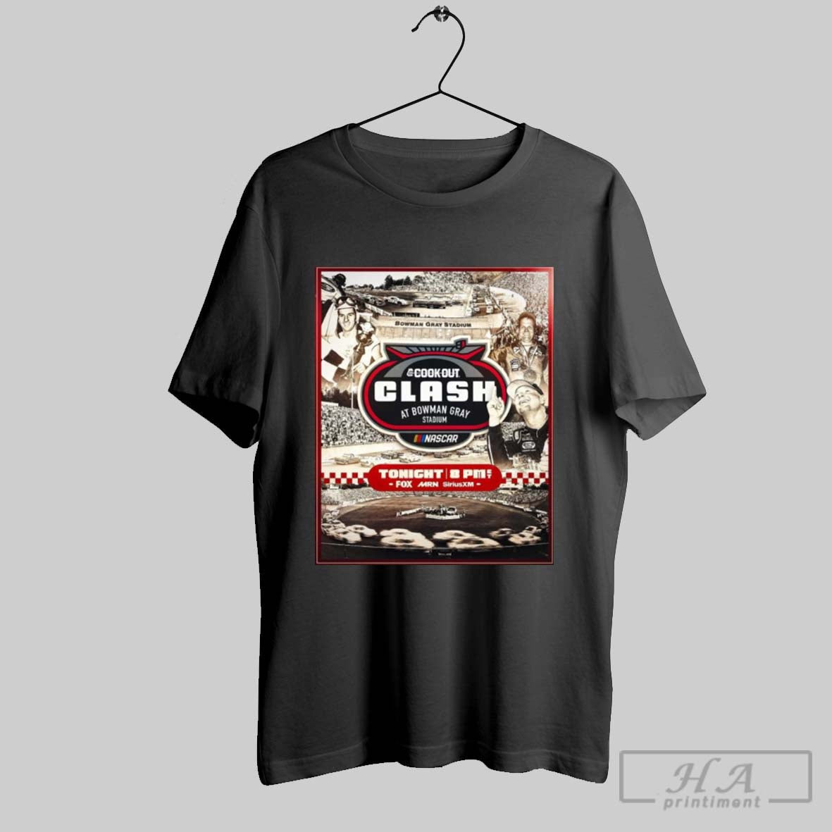 Poster Nascar Cook Out Clash At Bowman Gray Stadium Tonight In A Quarter Mile Of Sacred Soil T Shirt