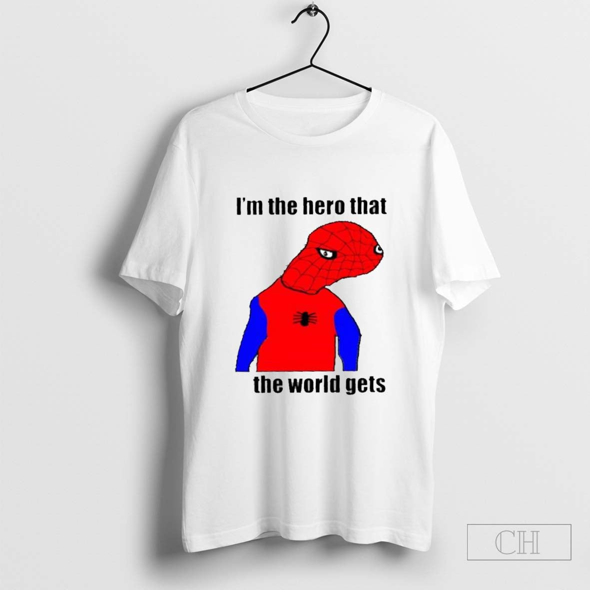 Spooderman I’m the hero that the world gets T-shirt