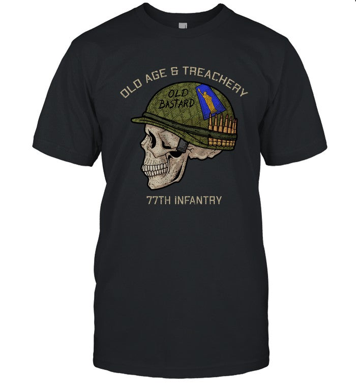 Old Man Club 77th Infantry T-Shirt