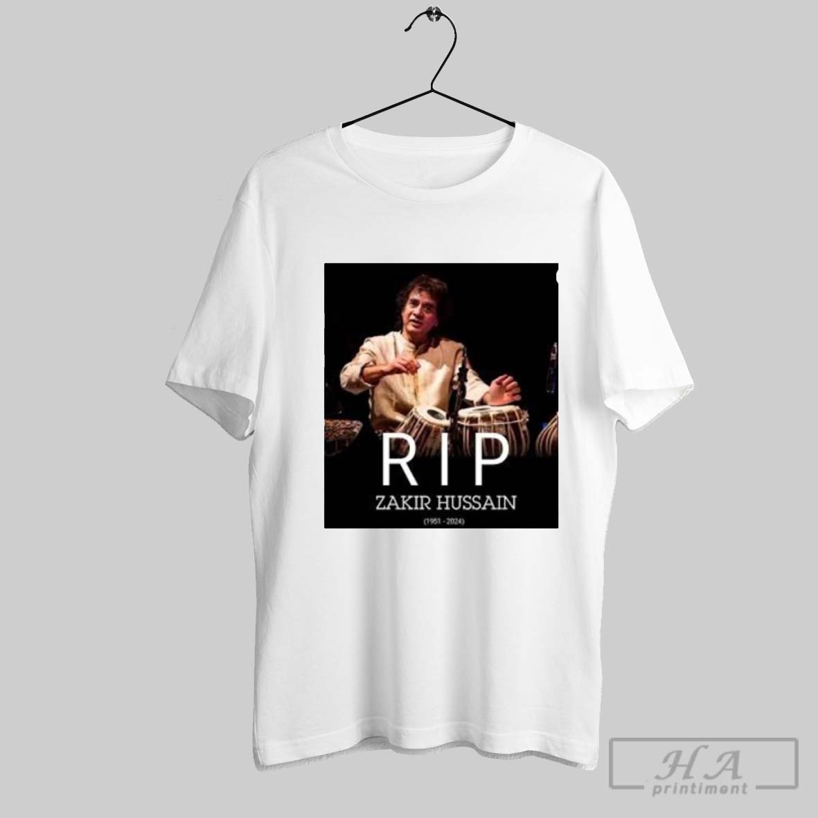 Rip Zakir Hussain 1951 2024 Shirt