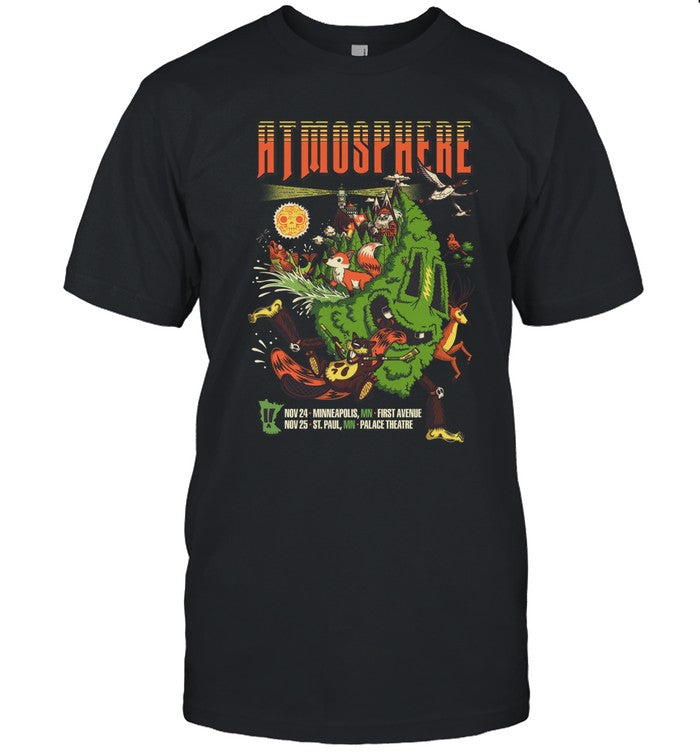 Atmosphere North Woods T-Shirt Black