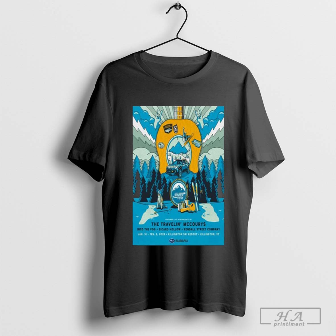 Subaru Winter Fest 2025 Show In Killington Vt Shirt