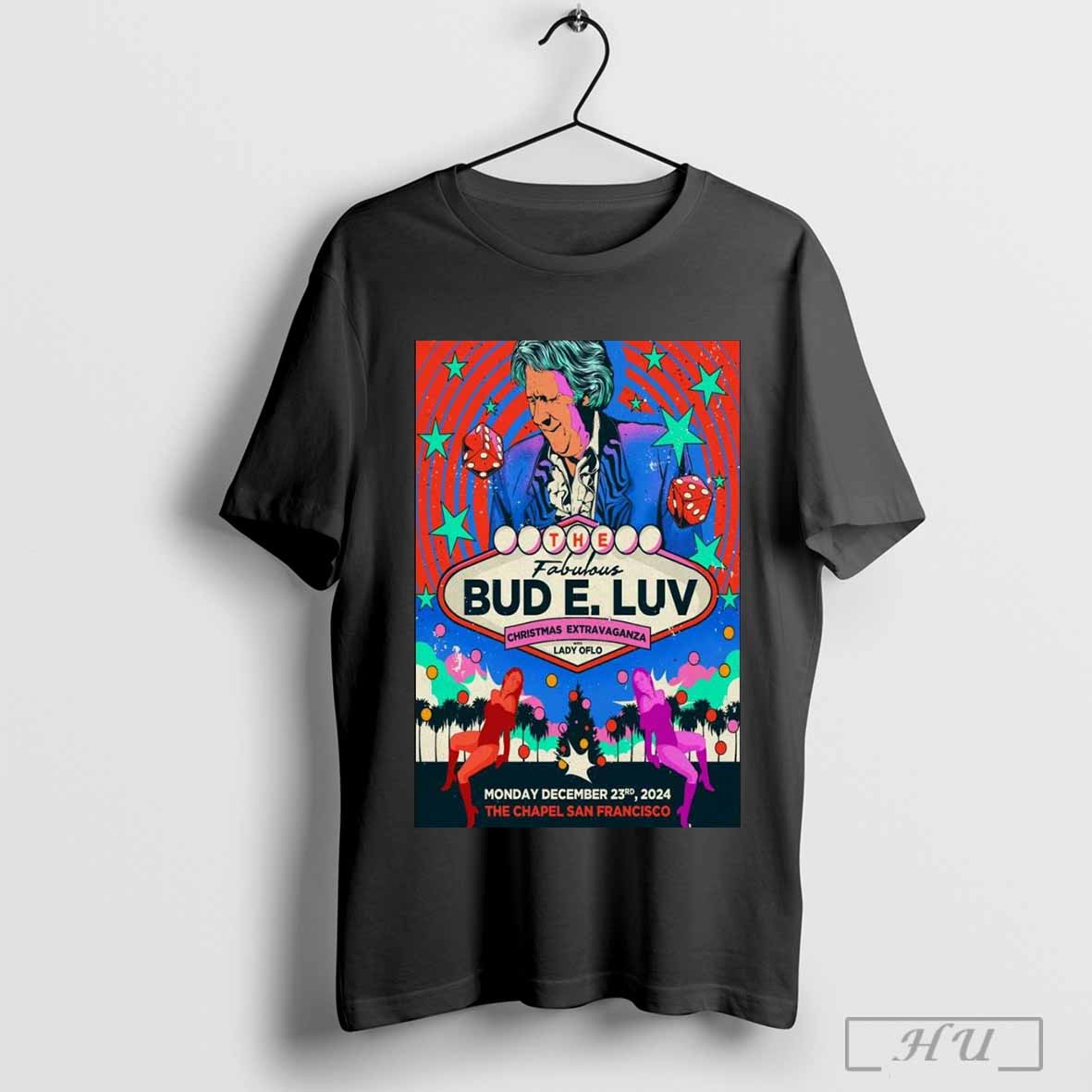 Poster The Fabulous Bud E Luv Christmas Extravaganza San Francisco Ca December 23 2024