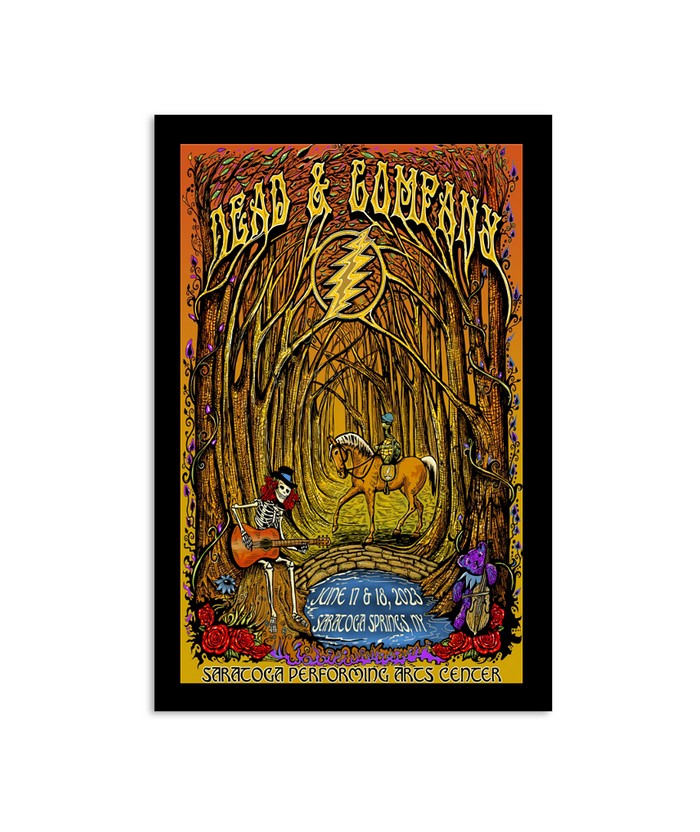 Dead And Company Saratoga Performing Arts Center, Saratoga Springs, New York June 17 18 2023 Poster