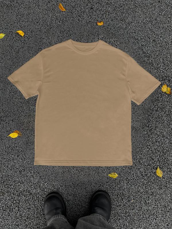 Men's Bull Head & Letter Print Round Neck Tee, Regular Fit Trendy Casual Streetwear Graphic Short Sleeve T-Shirt for Daily Wear, Graphic Tees, Men's Summer Outfit 2024, Vintage Tees, Men's T Shirts