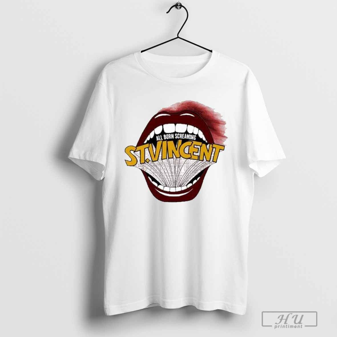 St. Vincent All Born Screaming Mouth T-Shirt