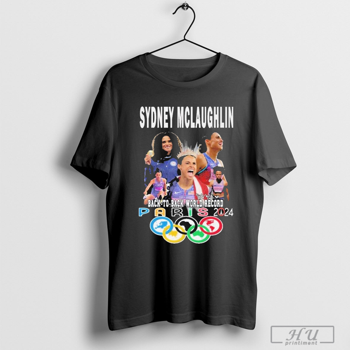 Sydney Mclaughlin Back To Back World Record Paris 2024 T-Shirt