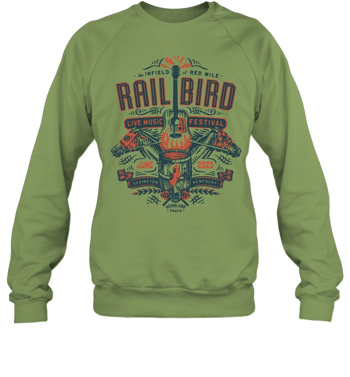 Railbird Festival Double Horse Event T Shirt 2023