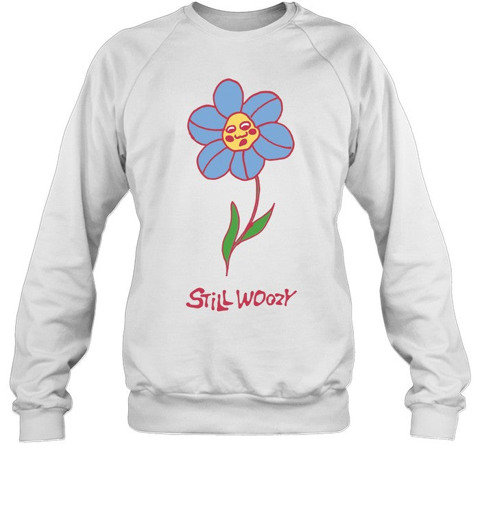 Still Woozy Green Flower T Shirt