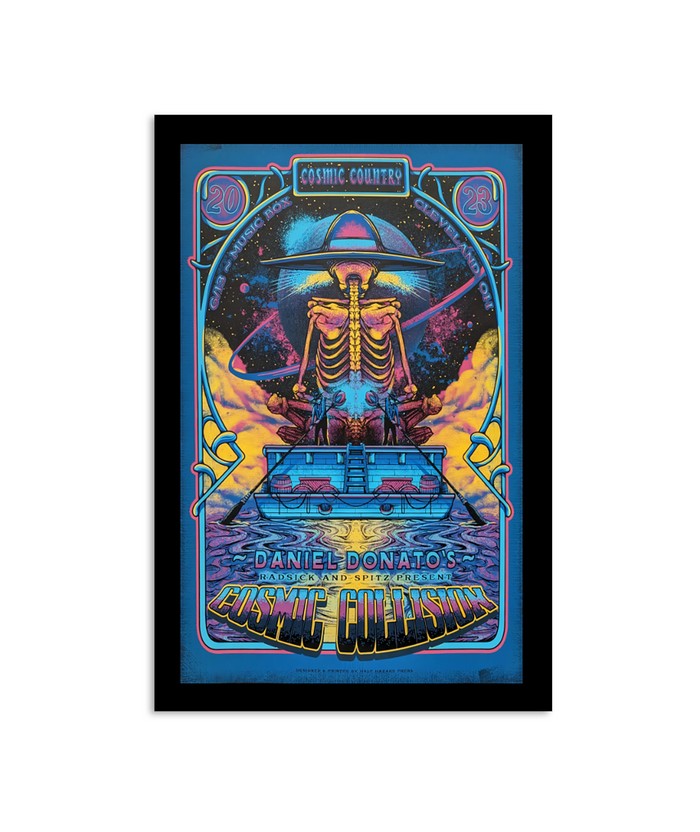 Poster Daniel Donato's Cosmic Collision June 13 2023 Cleveland OH