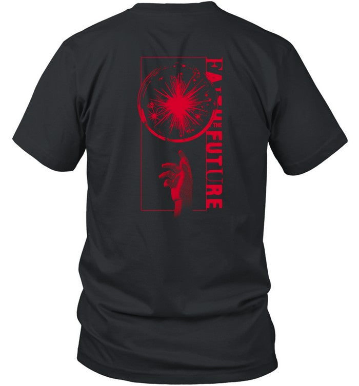 Louis Tomlinson Faith In The Future Logo Hand Black T-Shirt