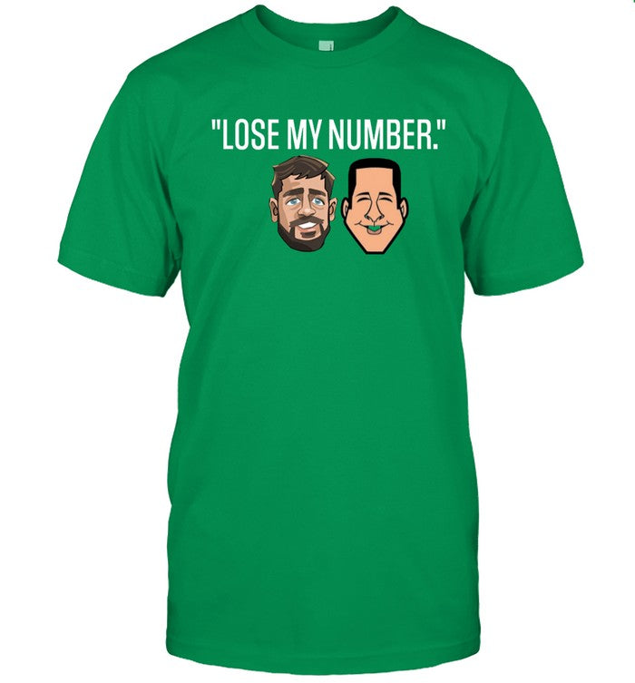 Aaron Rodgers Lose My Number Limited Shirt_1