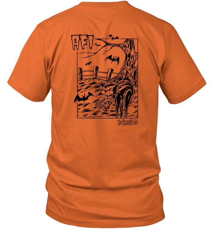 Afireinside Store Afi All Hallow's Orange Shirt
