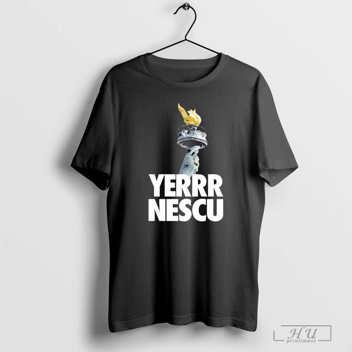 Sabrina Ionescu Rocking The Yerrrnescu T-Shirt