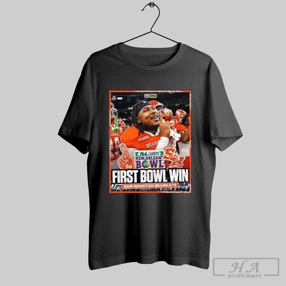 Sam Houston Bearkats 2024 First Fbs Bowl Win In Program History Shirt