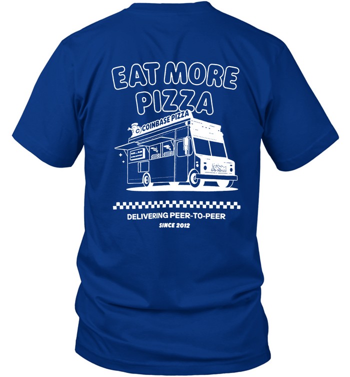 Coise Pizza Delivering Peer-To-Peer Since 2012 T-Shirt