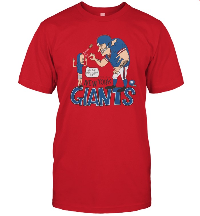 T-Shirts Beavis And Butt Head X New York Giants Cornholio 2024