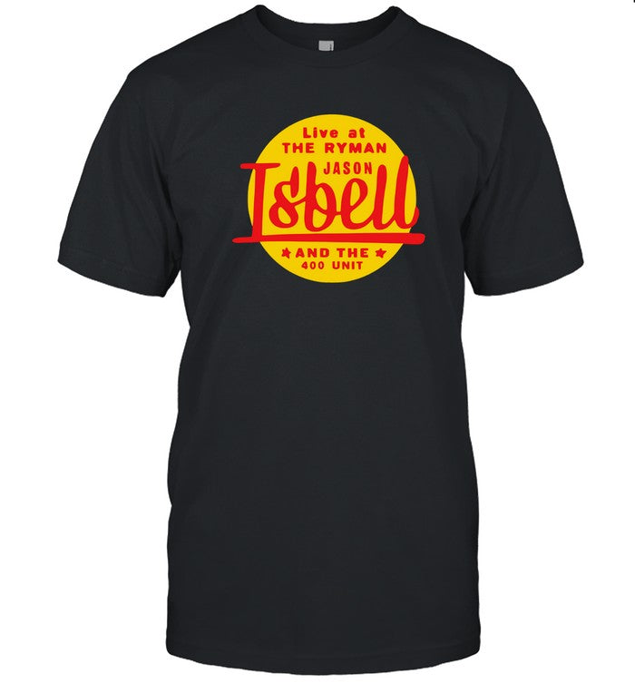 Jason Isbell And The 400 Unit October 20-20, 2024 Ryman Auditorium Show Tee