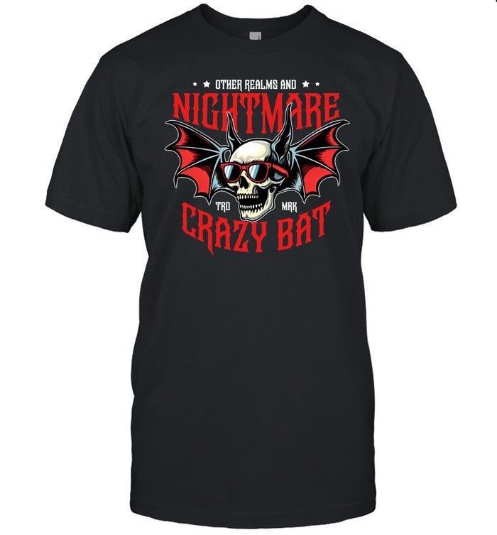 2024 Lock Design Nightmare Crazy Bat Shirt Art Prints