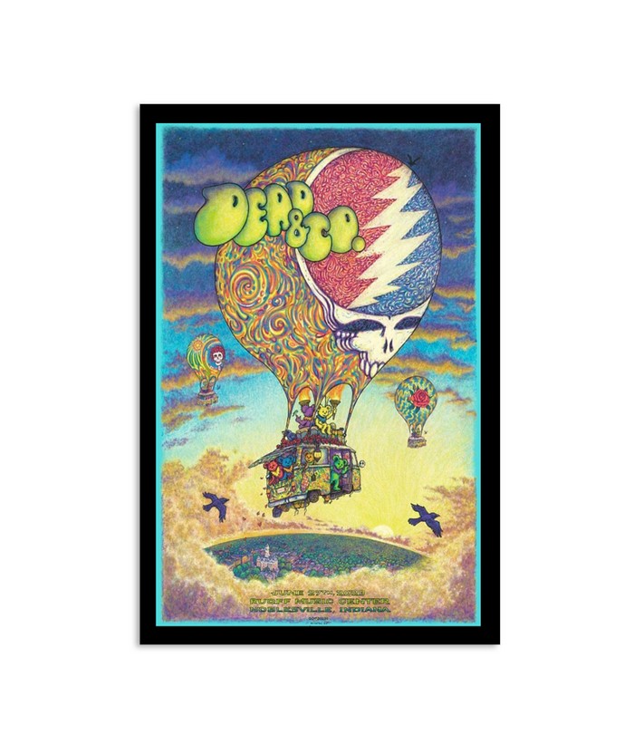 Poster Dead And Company June 27 2023 Ruoff Music Center Noblesville Indiana