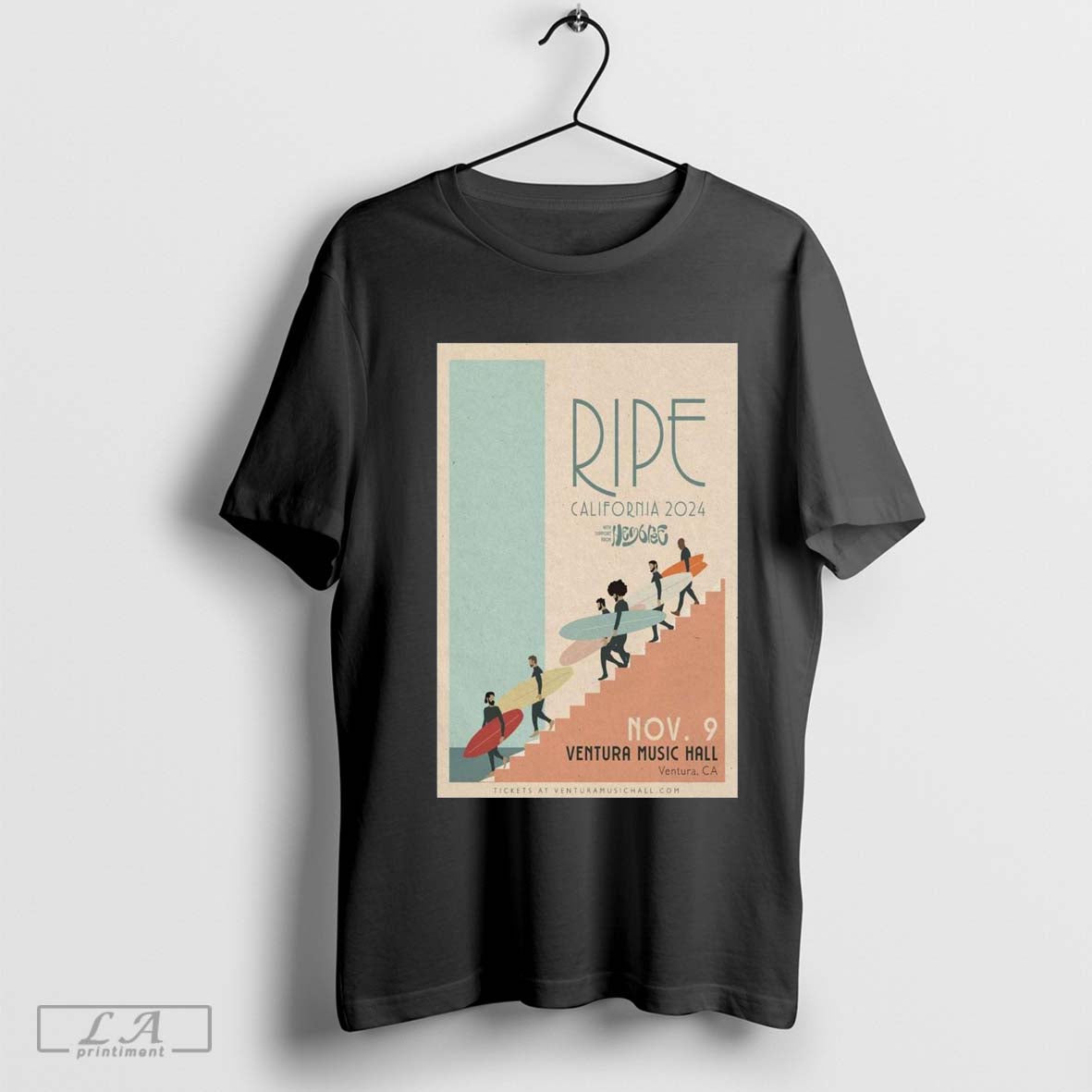 Poster Ripe Band Ventura CA Nov 9 2024 t-shirt