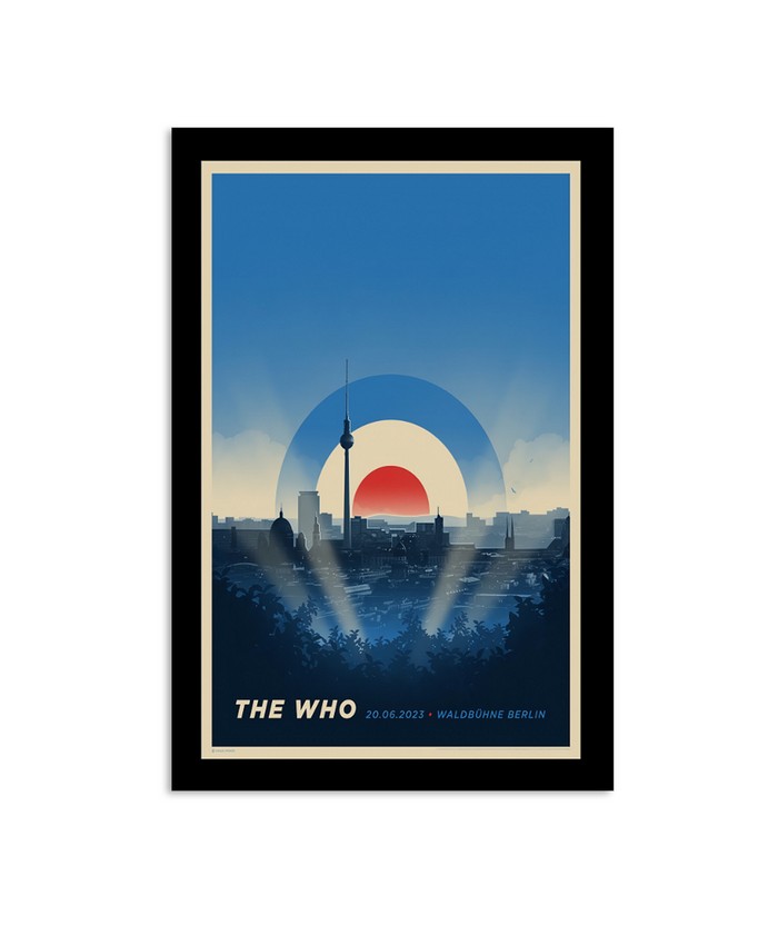 Limited Poster The Who 06202023 Waldbuhne Berlin