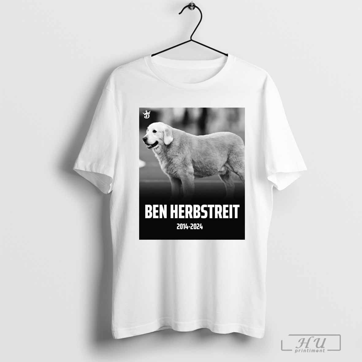 Rest In Peace Ben Herbstreit, dog of football analyst Kirk Herbstreit 2014-2024 T-shirt