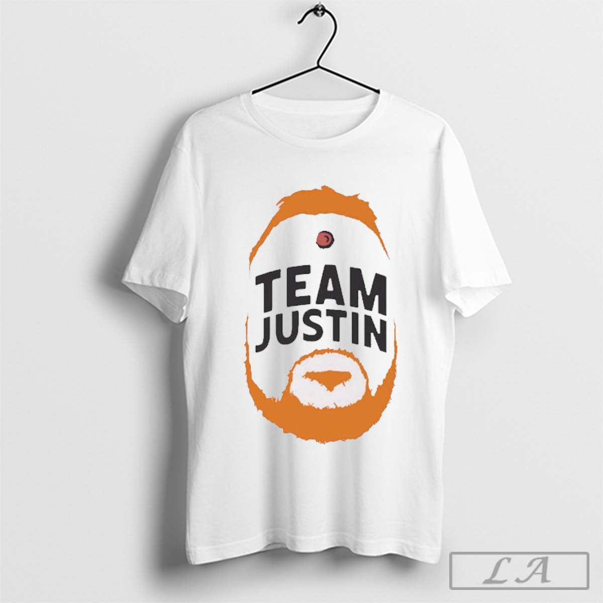 Team Justin The Kirk Minihane Show t-shirt